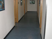 Blick auf den linken Flur